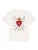 Watapparel Shirt ‘Love And Flex’  sepia / smaragd / donkerrood / wit