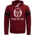 Sergio Tacchini Heren Dealtry Hoodie Grafische Logo Trui Bourgondië 38364 650