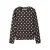 NAME IT KIDS longsleeve met stippen – donkerbruin