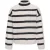 Only Kogama ls stripe loose highneck knt zand dessin