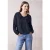 Cecil Dames Blouse met elastische zoom in Blauw