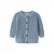 NAME IT BABY katoenen rechtvallend gebreide vest – blauw