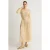 Effen midi-jurken voor dames, lang, casual, relaxed model, bescheiden model