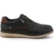 Mustang Donkergrijze Nepleer Vrijblijvende Outdoor Schoenen voor Mens – M0031004