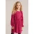 WE Fashion midi jurk met stippen roze