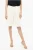 Katoenen shorts met patch in wit