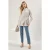 Trendyol Modest Dames Grijs Effen Lang Regular fit Modest Overhemden