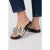 Moschino Pool Slides Gold