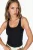 Mouwloze Geribde U-Hals Tanktop
