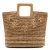 Manfield raffia shopper naturel