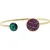 OTAZU Classic Rocks Bracelet Light Amethyst Purple, Green