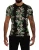 Dolce & Gabbana Zwarte Bloemenprint Crewneck Heren T-shirt