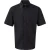 Russell Collectie Heren Korte Mouw Easy Care Oxford Shirt (Zwart)