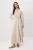 Trendyol Modest Dames Beige Effen Maxi Lang Skater Modest Jurken
