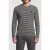 The Kooples Long-sleeved Striped T-shirt Black / White