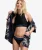 Logo Racer Back Bikinibovenstuk Blauw
