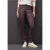 Street One Dames Slim Fit gecoate broek in Rood