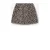 Sissy-Boy denim high waist short met panterprint donkerbruin