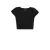 G-STAR T-shirt zwart rib gebreid