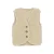 Daily7 teddy gilet ecru