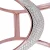 Orphelia Dames 925 Sterling Zilveren Armband – Roze ZA-7407