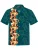 Hawaiihemdshop.de Overhemd ‘Hawaiihemd “Girls of Hawaii”‘  donkergroen