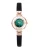 Victoria Hyde Analoog horloge ‘Spark’  rose-goud / groen / zwart