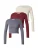 ABOUT YOU Shirt ‘Loretta’  lichtbeige / smoky blue / bordeaux