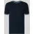 Christian Berg Men T-shirt met structuurpatroon en ronde hals