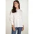 Witte blouse met mandarijnkraag