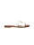 Michael Kors Sandaal ‘MICHAEL KORS ERIN FLAT SANDAL LEATHER Scarpe’  wit