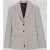 HUGO regular fit lange blazer van katoenmix met klepzakken