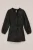 WE Fashion – Meisjes playsuit met glittergaren – Regular fit – Zwart –