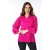 EsQualo Blouse Structure Fabric Fuchsia