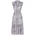 Faina Jurk Dames Blauw Veelkleurig