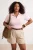Trendyol Curve Dames Donkerblauw Effen Kort Getailleerd Grote maten Blouses