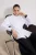Trendyol Modest Dames Wit Effen Lang Getailleerd Modest Overhemden