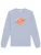 Watapparel Sweatshirt ‘Countryside 01’  duifblauw / koraal / zwart / wit