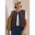 Teddyvest met softshell-details en luipaardprint