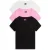 Tommy Hilfiger 3-pack V-neck Tee Black/ecru/pink Daisy