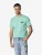 KOROSHI Shirt  mintgroen / zwart / wit
