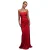 Strakke jurk met hals van vrouw Goddiva Scuba Crepe