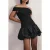 Reiss Puffball Mini Dress Black