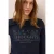 Cecil Dames Zacht shirt met tekst in Blauw
