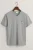 GANT Slim Fit T-Shirt V-hals lichtgrijs, Effen
