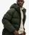 Xpd Lange Gewatteerde Parka Jas Green