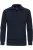Redmond Half-Zip Sweater blauw, Effen