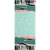 White Stuff Abstract Patchwork Scarf Bright Teal