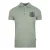 Aquascutum Aldis Crest Logo grijs poloshirt op de borst