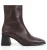 Vagabond Hedda enkellaarzen chocolate Leer Dames